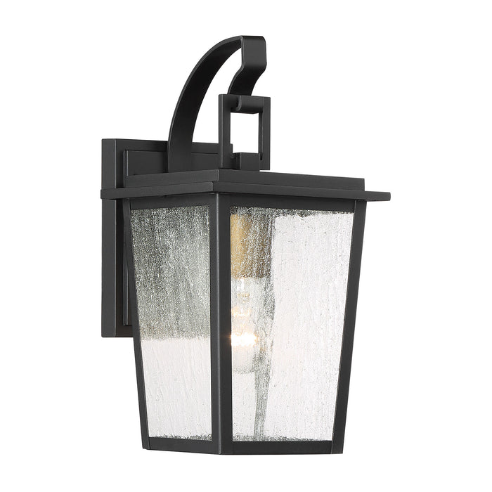 Minka Lavery Great Outdoors Cantebury 1 Light Outdoor Wall Mount-Coal W/Gold