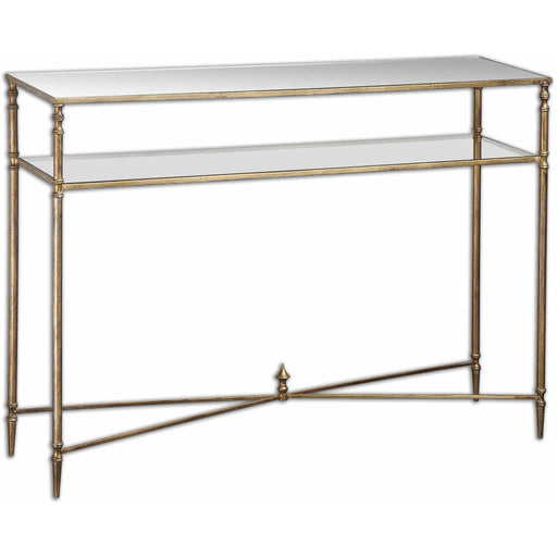 Uttermost 24278 Henzler Mirrored Glass Console Table