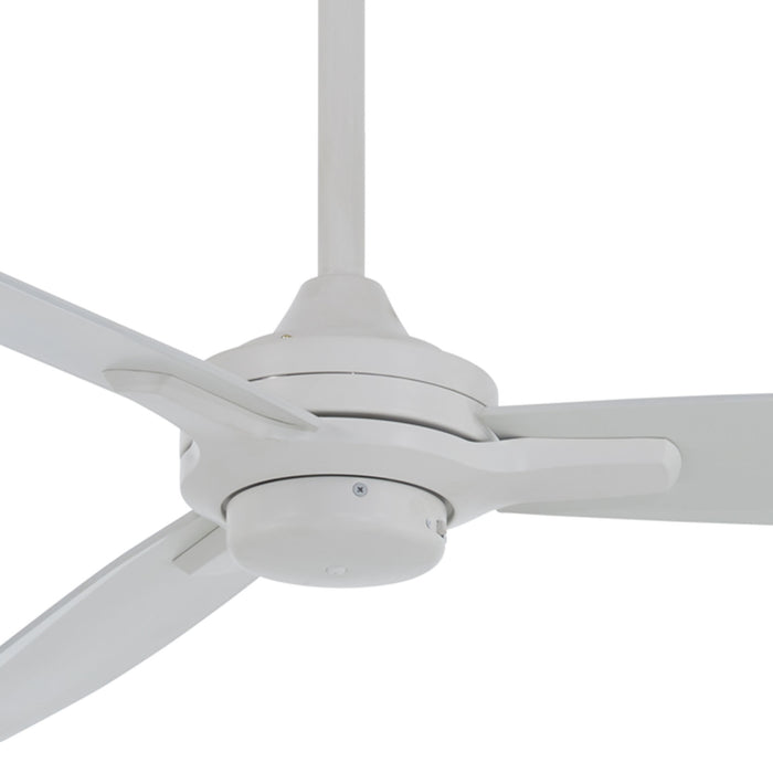 Minka Aire Rudolph 52 in. Indoor Flat White Ceiling Fan with Wall Control