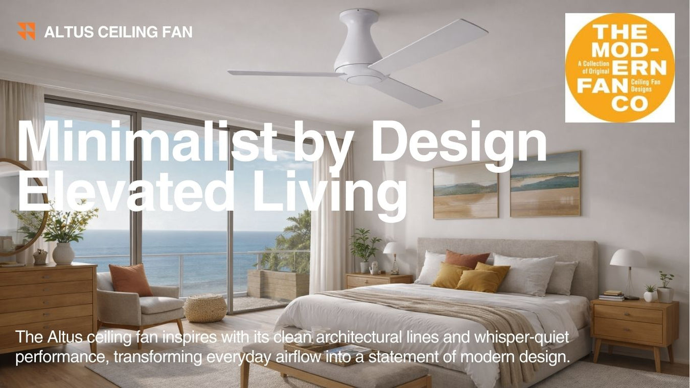 The Modern Fan Company Altus Fan – Minimalist Architectural Ceiling Fan