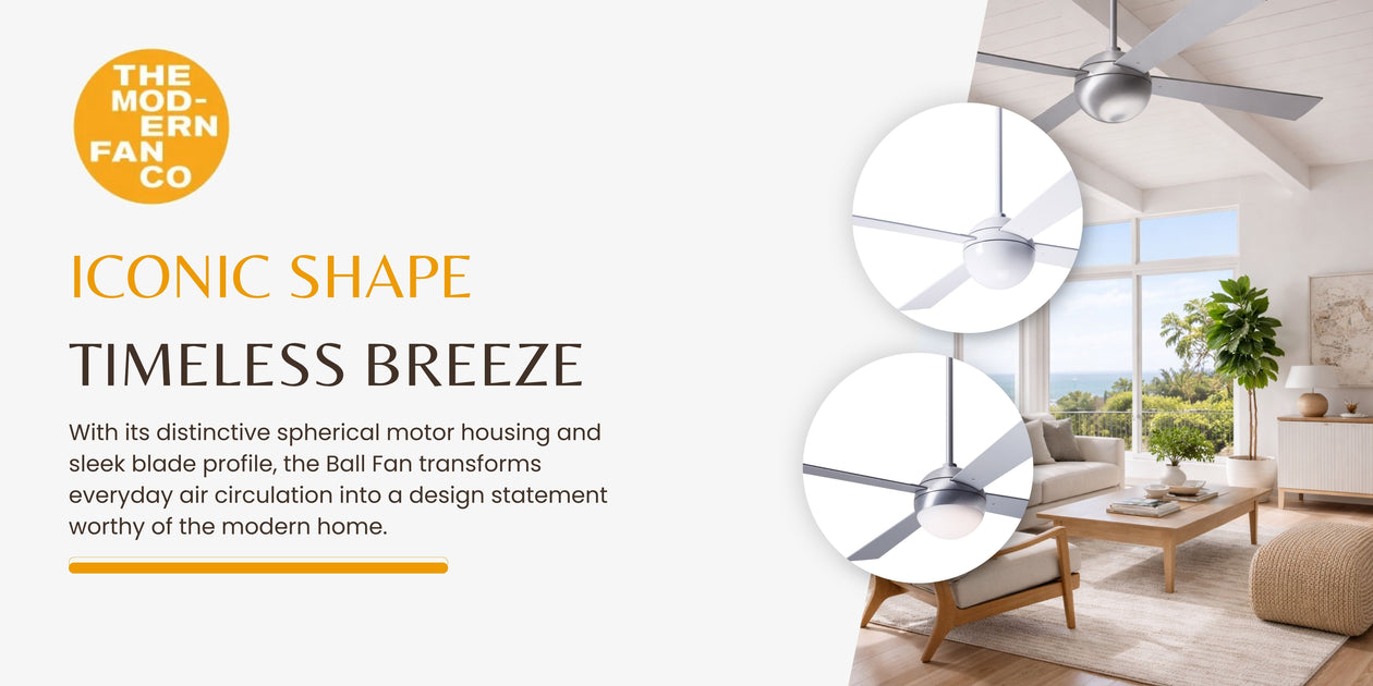 Modern Fan Company Ball Fan | Iconic Modern Ceiling Fans — ALCOVE