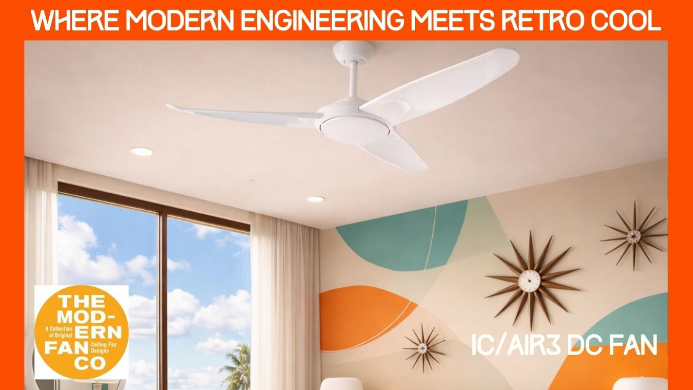 IC/Air3 DC Ceiling Fan by The Modern Fan Company – Contemporary Indoor/Outdoor Fan, Energy-Saving & Whisper-Quiet