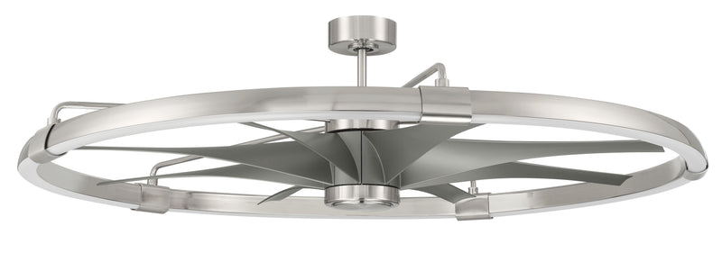 Craftmade AXL57BNK8 Axel LED Ceiling Fan -Brushed Polished Nickel - ALCOVE LIGHTING