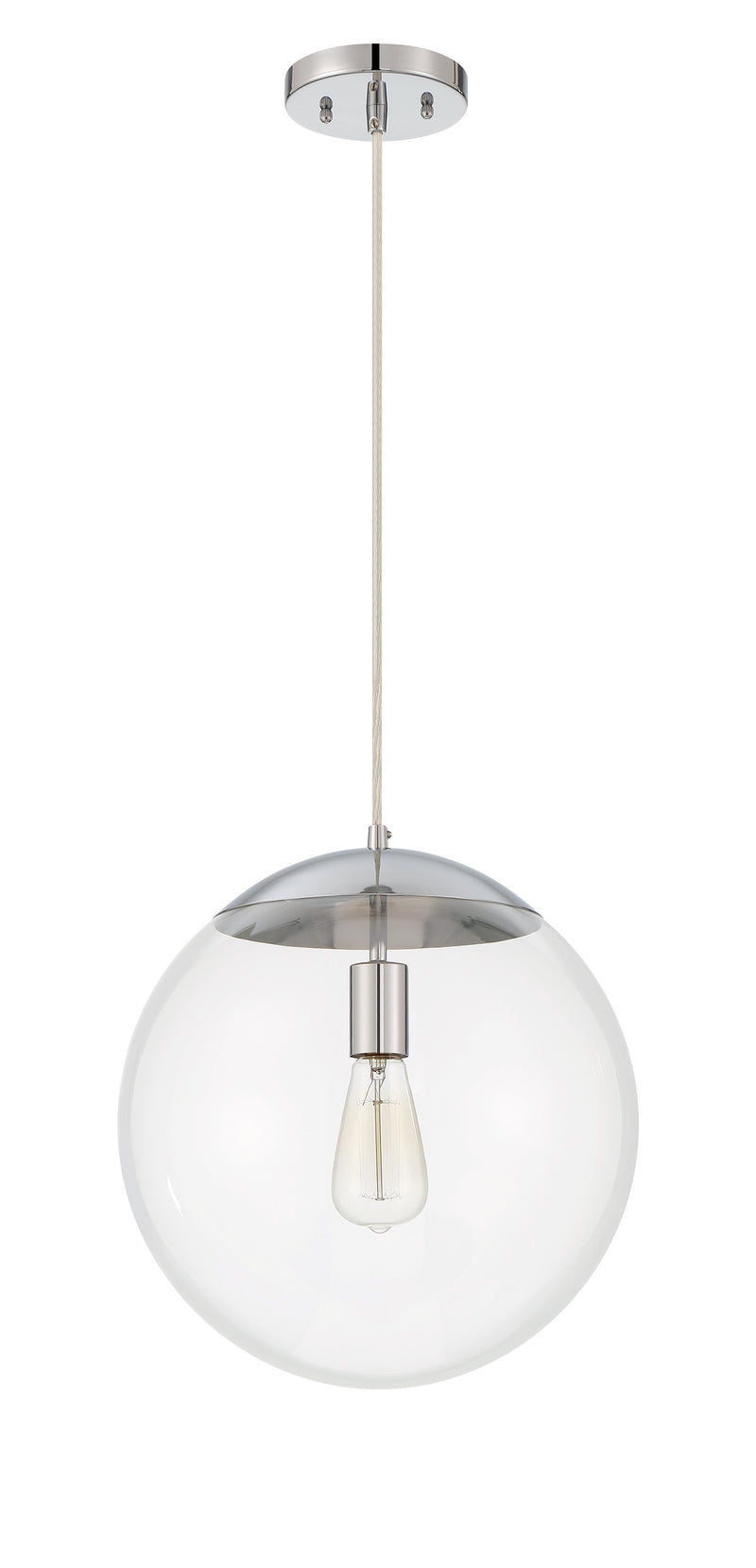 Craftmade 56893-CH Gaze 1 Light 14" Pendant -Chrome
