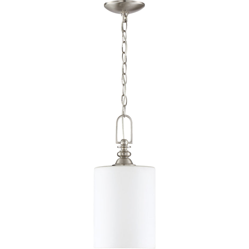 Craftmade 49891-BNK Dardyn 1 Light Mini Pendant -Brushed Polished Nickel