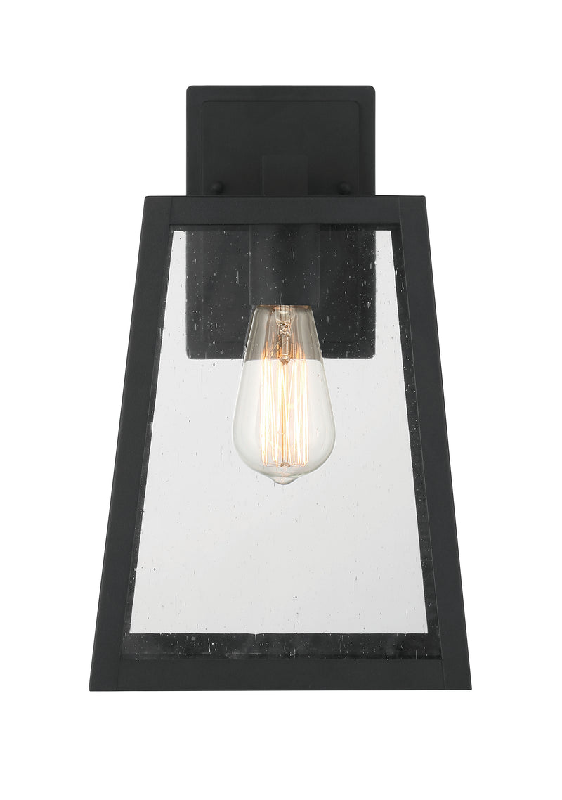 Craftmade ZA4324-TB Dunn 1 Light Large Outdoor Wall Lantern -Textured Black - ALCOVE LIGHTING