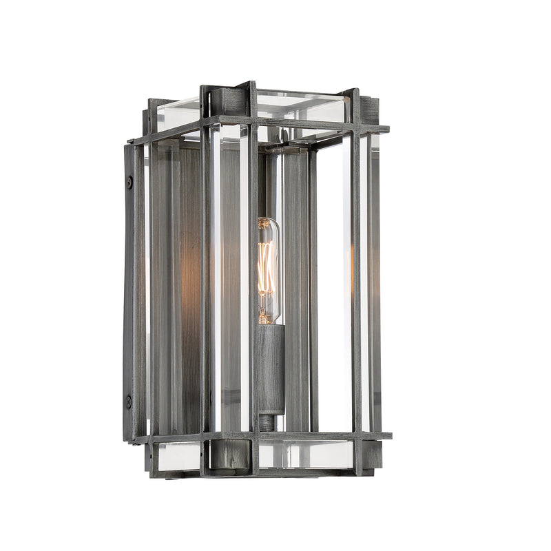 Minka Lavery Langen Square 1 Light Wall Mount-Antique Nickel