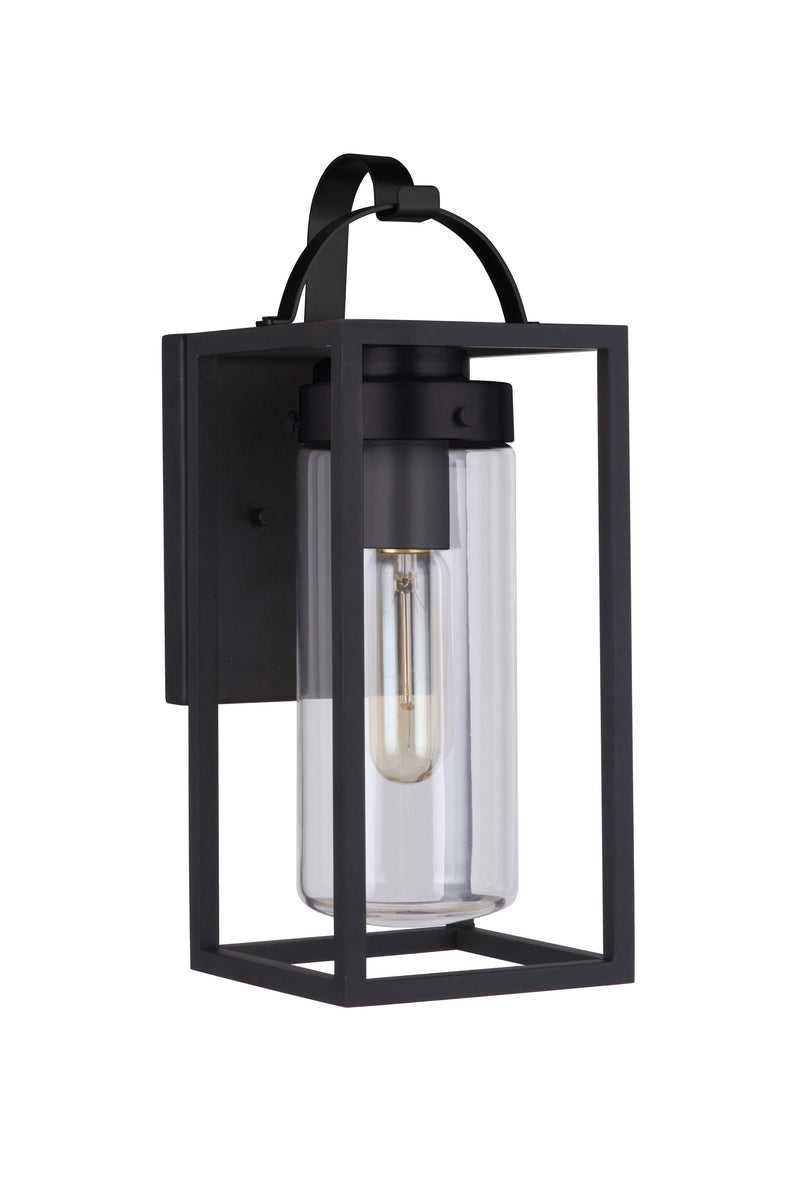 Craftmade ZA4804-MN Neo 1 Light Small Outdoor Wall Lantern -Midnight - ALCOVE LIGHTING