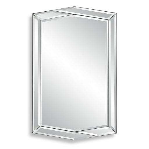 Veltrin Black Mirror | Modern Rectangle Frame Bathroom Vanity Mirror Mounted Vertical or Horizontal (22 in. W x 35 in. H x 1 in. D)