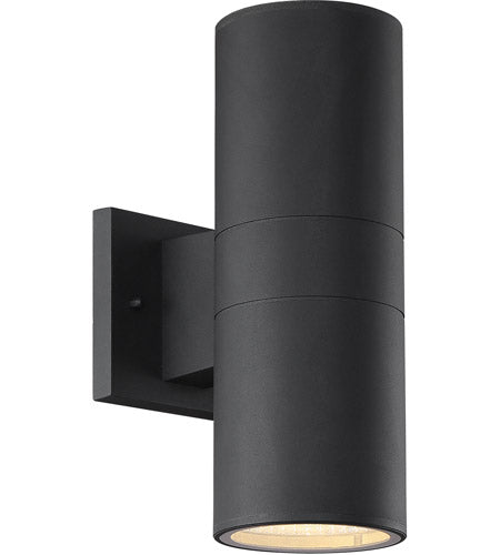 Craftmade ZA2120-TB-LED Pillar 1 Light Up/Down Outdoor LED Wall Lantern -Textured Black - ALCOVE LIGHTING