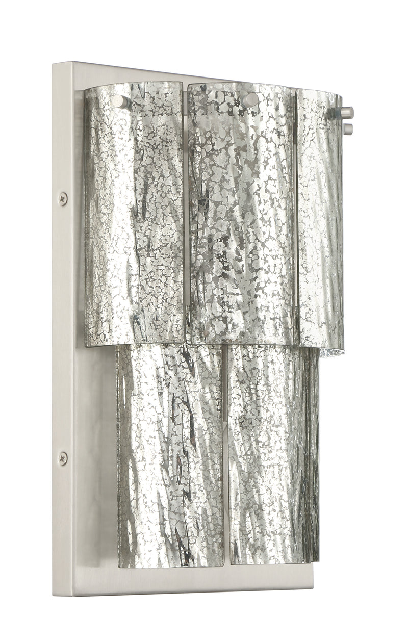 Craftmade 48662-BNK Museo 2 Light Wall Light Sconce -Brushed Polished Nickel