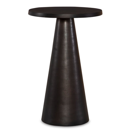 Anvik Dark Bronze Accent Table (13 in. W x 20 in. H)