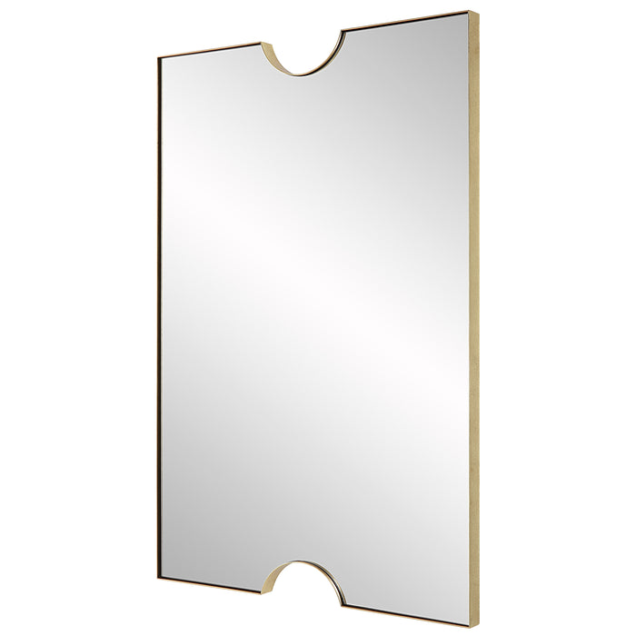 Uttermost Ticket Gold Vanity Mirror