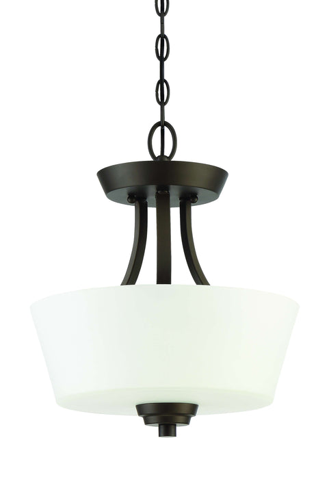 Craftmade 41952-ESP Grace 2 Light Convertible Semi Flush -Espresso