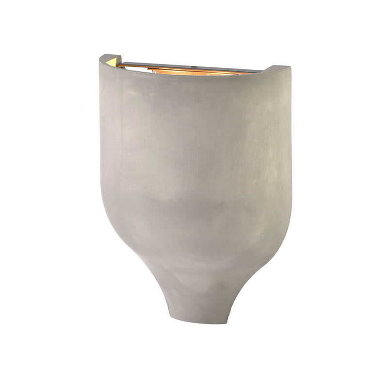 George Kovacs P1887 Sima 2 Light Wall Sconce -Natural Cement