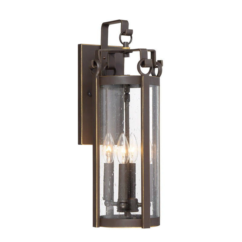 Minka Lavery Great Outdoors Somerset Lane 4 Light Outdoor Wall Mount-Dakota Bronze
