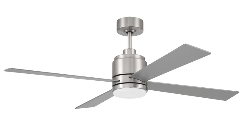 Craftmade MCY52BNK4 McCoy 52 4 Blade LED Ceiling Fan -Brushed Polished Nickel
