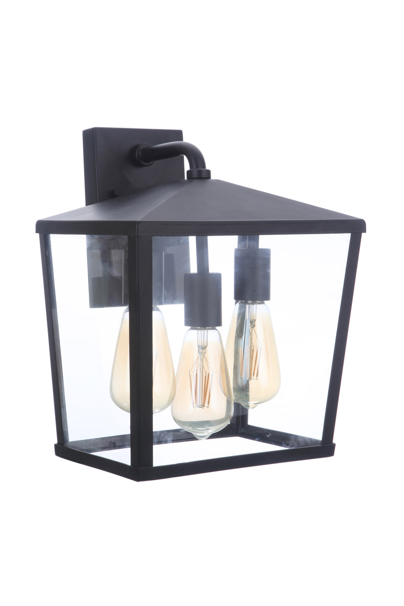 Craftmade ZA4624-MN Olsen 3 Light Medium Outdoor Wall Lantern -Midnight