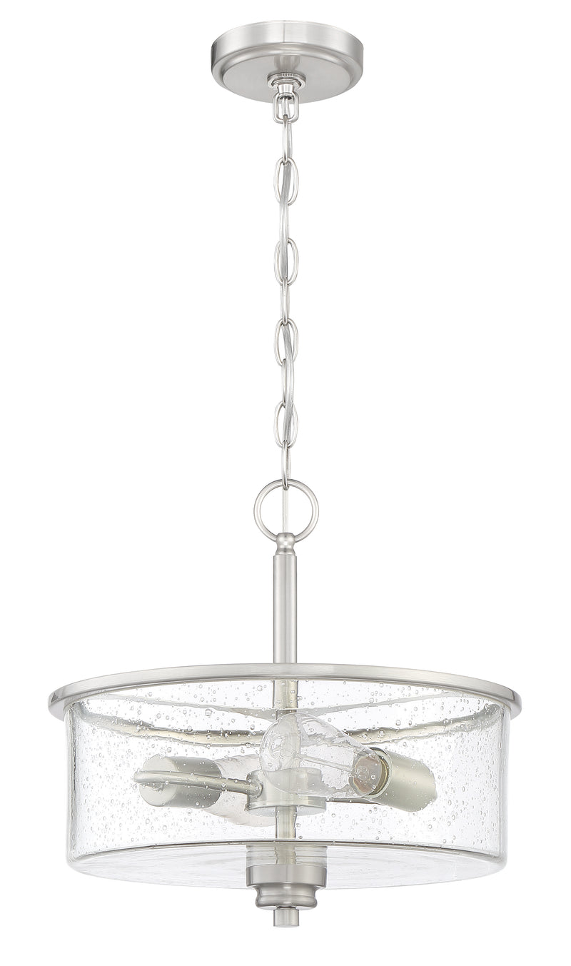Craftmade 50552-BNK Bolden 2 Light Convertible Semi Flush -Brushed Polished Nickel