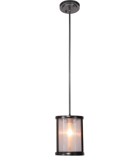 Craftmade 36791-MBK Danbury 1 Light Mini Pendant -Matte Black