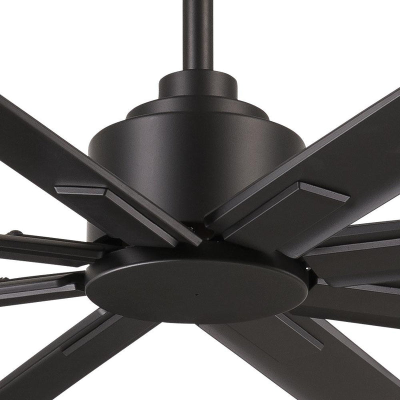 Minka Aire Xtreme F896-65-CL H2O 65 in. Indoor/Outdoor Coal Ceiling Fan with Remote Control and Additional Wall Control