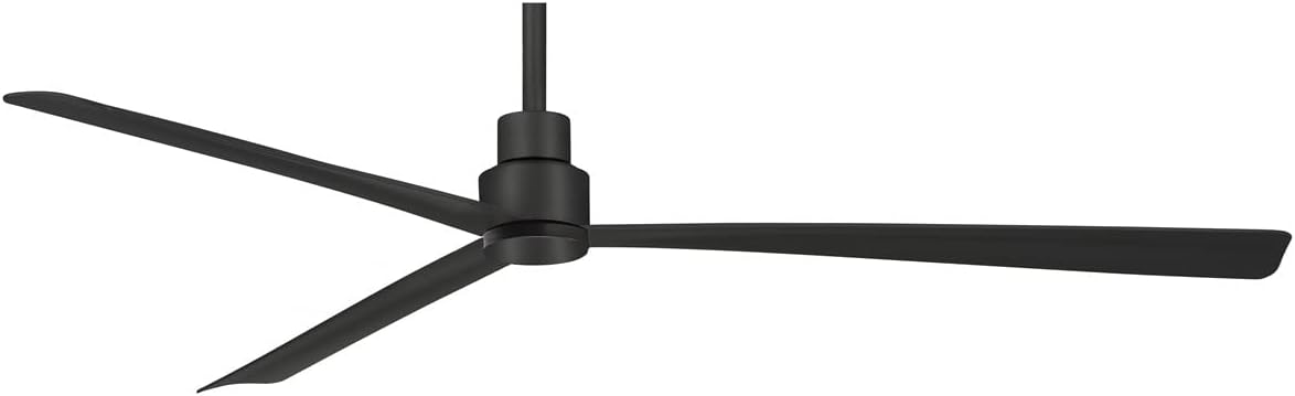 Minka Aire Simple 65" Outdoor Coal Ceiling Fan with Remote Control