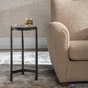 Uttermost Eternity Iron & Glass Accent Table - ALCOVE LIGHTING