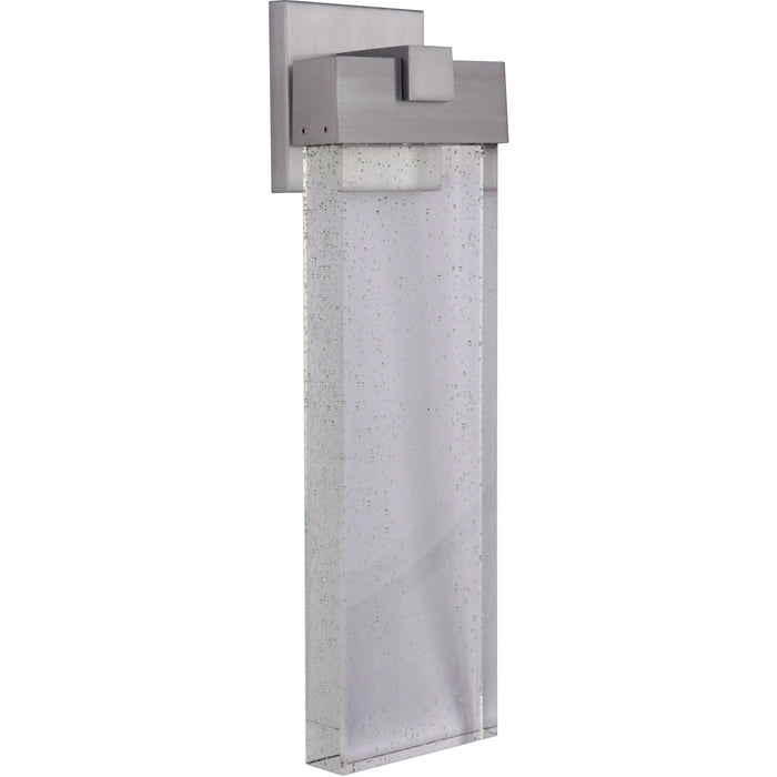 Craftmade Z1624-SA-LED Aria 1 Light Large LED Outdoor Wall Lantern -Satin Aluminum
