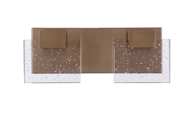 Craftmade 15913SB-LED Alamere 2 Light LED Bathroom Vanity Light -Satin Brass