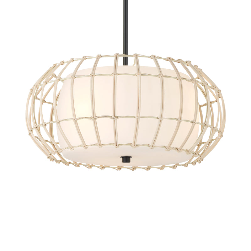 Minka Lavery Watermill 3 Light Pendant-Coal