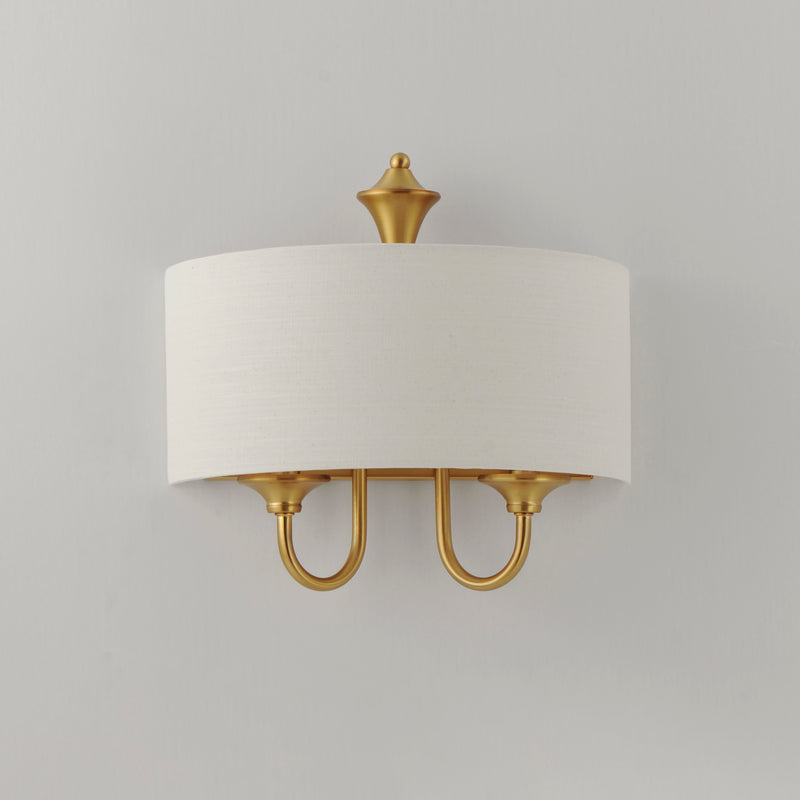 Maxim 10012OMNAB Bongo 1 Light Wall Sconce | Natural Aged Brass