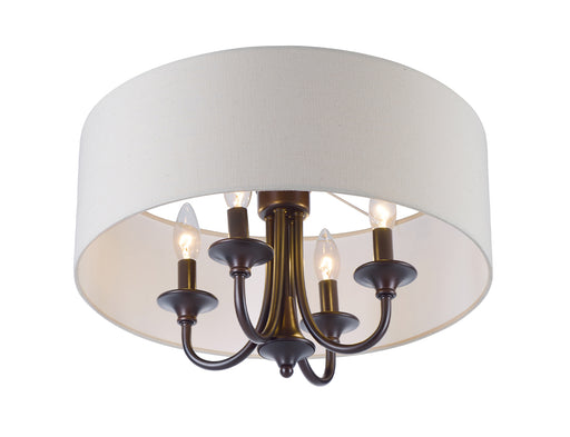 Maxim 10013OMOI Bongo 4 Light Pendant Semi Flush Mount | Oil Rubbed Bronze