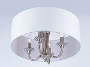 Maxim 10013WLSN Bongo 4 Light Pendant Semi Flush Mount | Satin Nickel