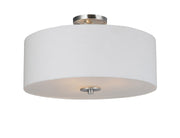 Maxim 10014WLSN Bongo 3 Light Pendant Semi Flush Mount | Satin Nickel