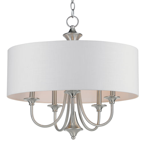 Maxim 10015WLSN Bongo 5 Light Pendant | Satin Nickel