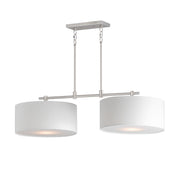 Maxim 10016WLSN Bongo 2 Light Pendant | Satin Nickel