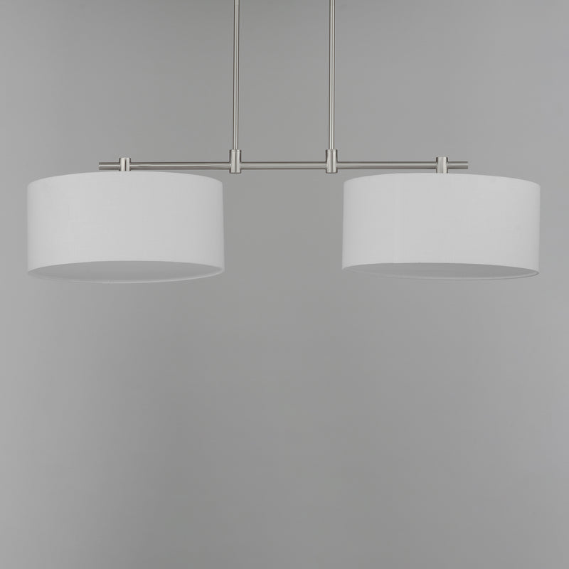 Maxim 10016WLSN Bongo 2 Light Pendant | Satin Nickel