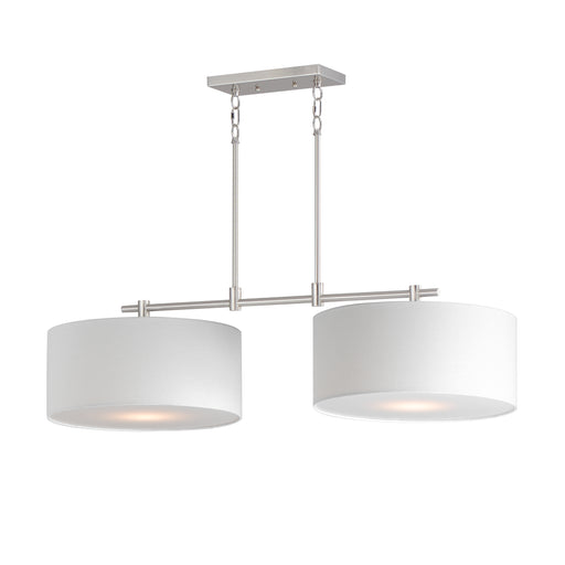 Maxim 10016WLSN Bongo 2 Light Pendant | Satin Nickel