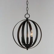 Maxim 10030BK Provident 3 Light Chandelier | Black