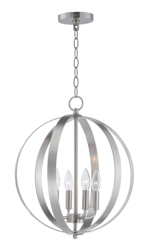 Maxim 10031SN Provident 4 Light Chandelier | Satin Nickel