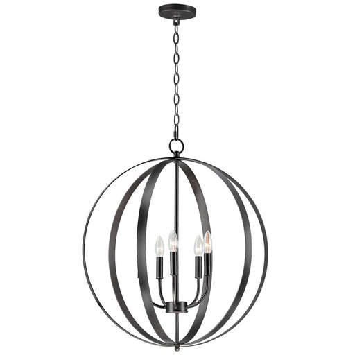 Maxim 10032BK Provident 5 Light Chandelier | Black