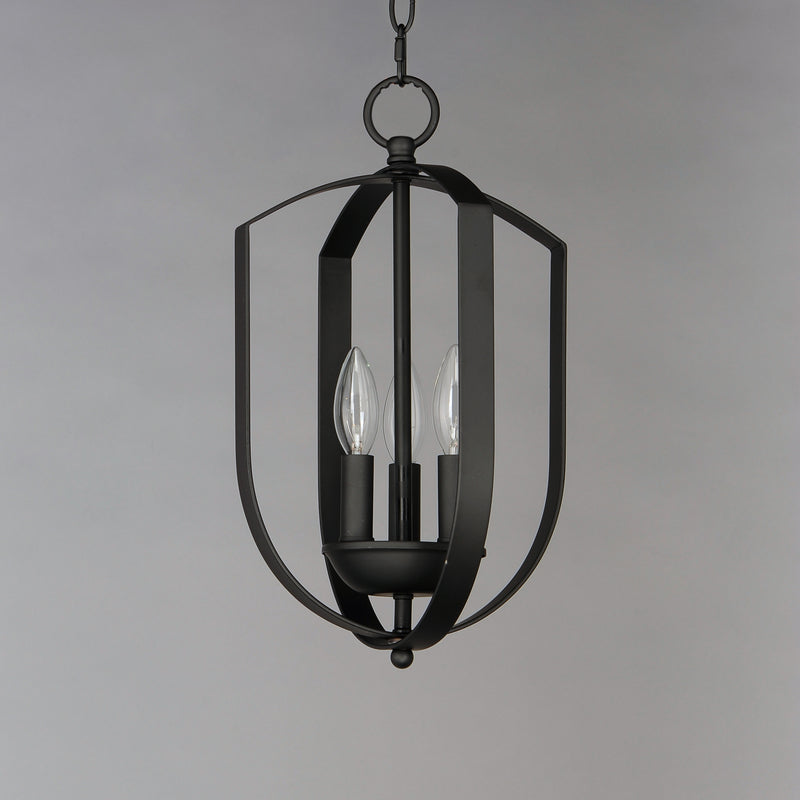 Maxim 10033BK Provident 3 Light Chandelier | Black