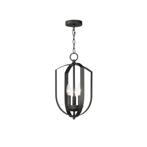 Maxim 10033BK Provident 3 Light Chandelier | Black