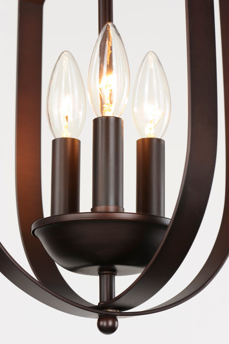 Maxim 10033OI Provident 3 Light Chandelier | Oil Rubbed Bronze