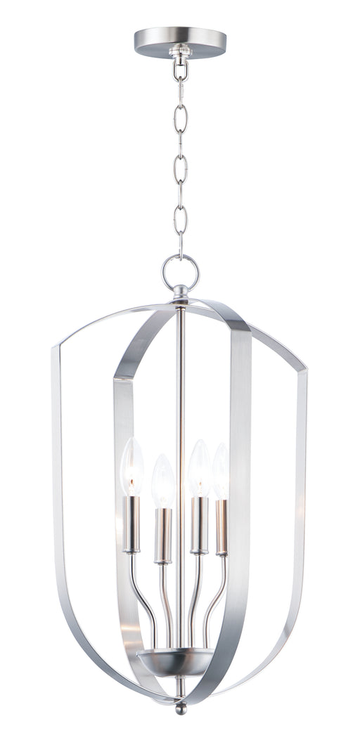 Maxim 10034SN Provident 4 Light Chandelier | Satin Nickel