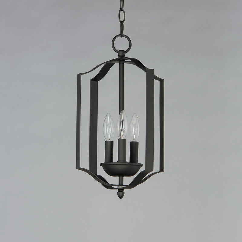 Maxim 10035BK Provident 3 Light Chandelier | Black