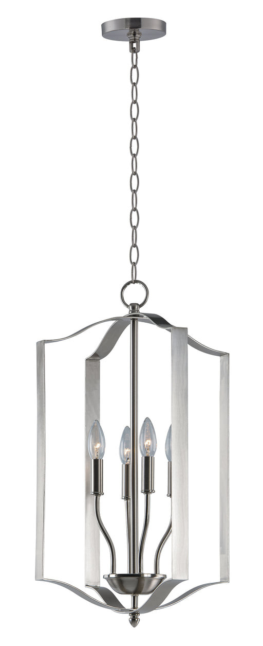 Maxim 10036SN Provident 4 Light Chandelier | Satin Nickel