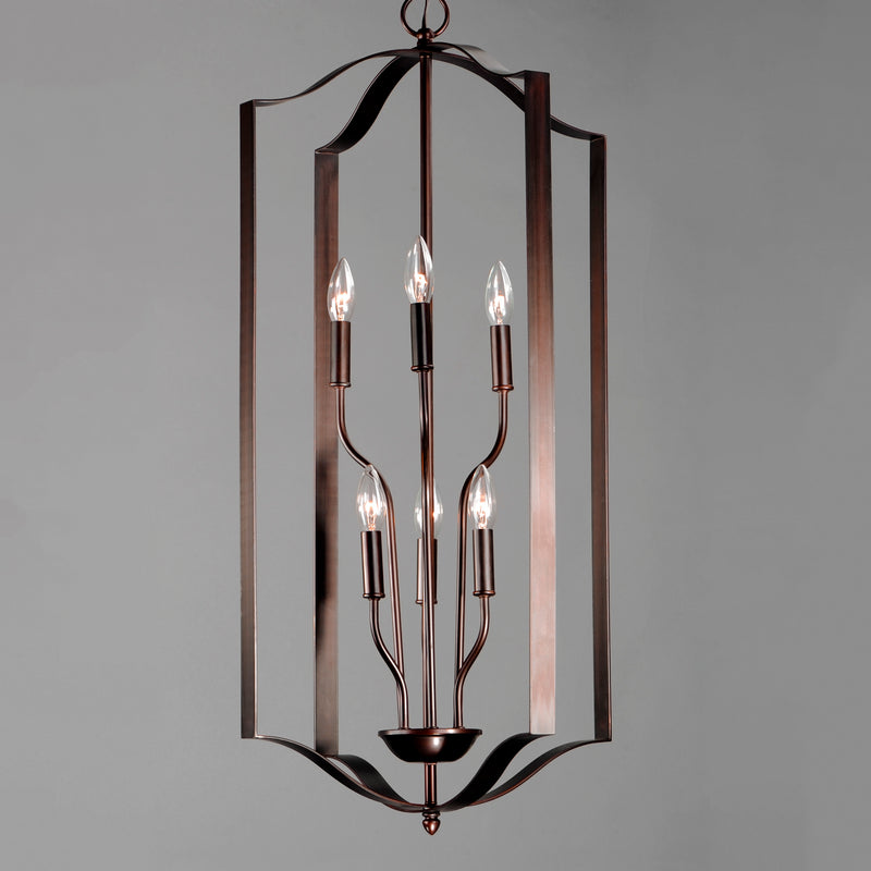 Maxim 10038OI Provident 6 Light Chandelier | Oil Rubbed Bronze