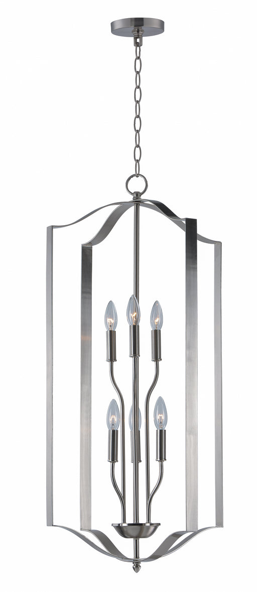 Maxim 10038SN Provident 6 Light Chandelier | Satin Nickel