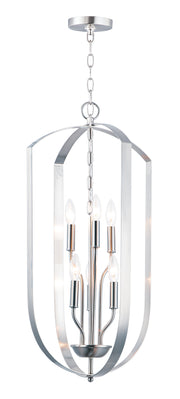 Maxim 10039SN Provident 6 Light Chandelier | Satin Nickel